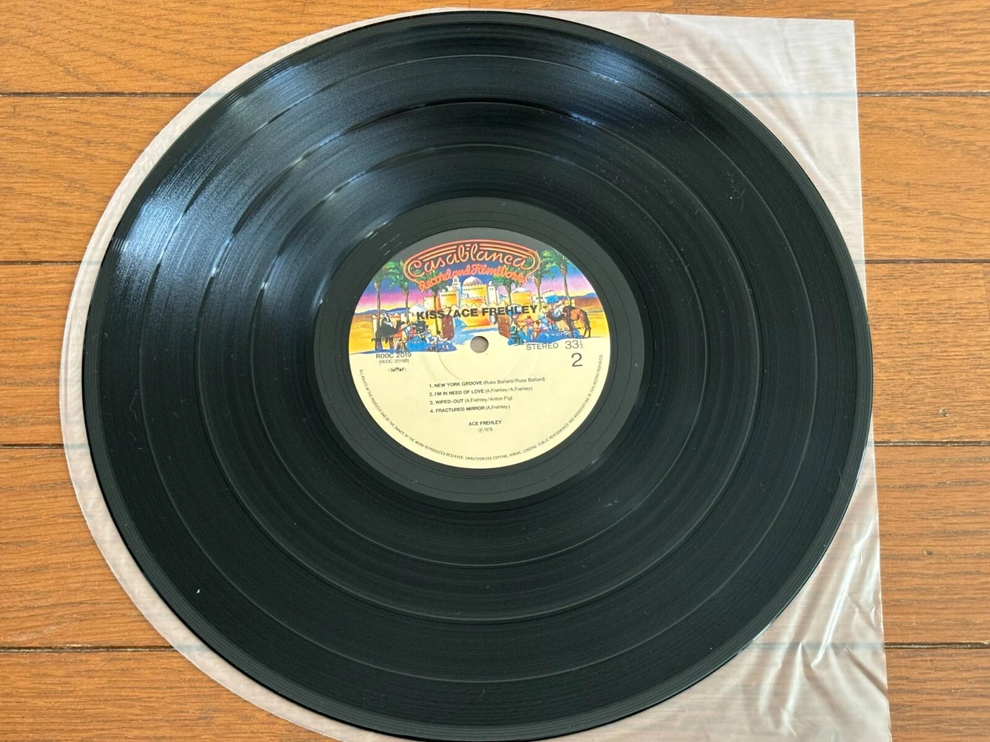 KISS Ace Frehley LP Vinyl ROOC-2019 Casablanca Crazy Collection 9 1987 Japan Press
