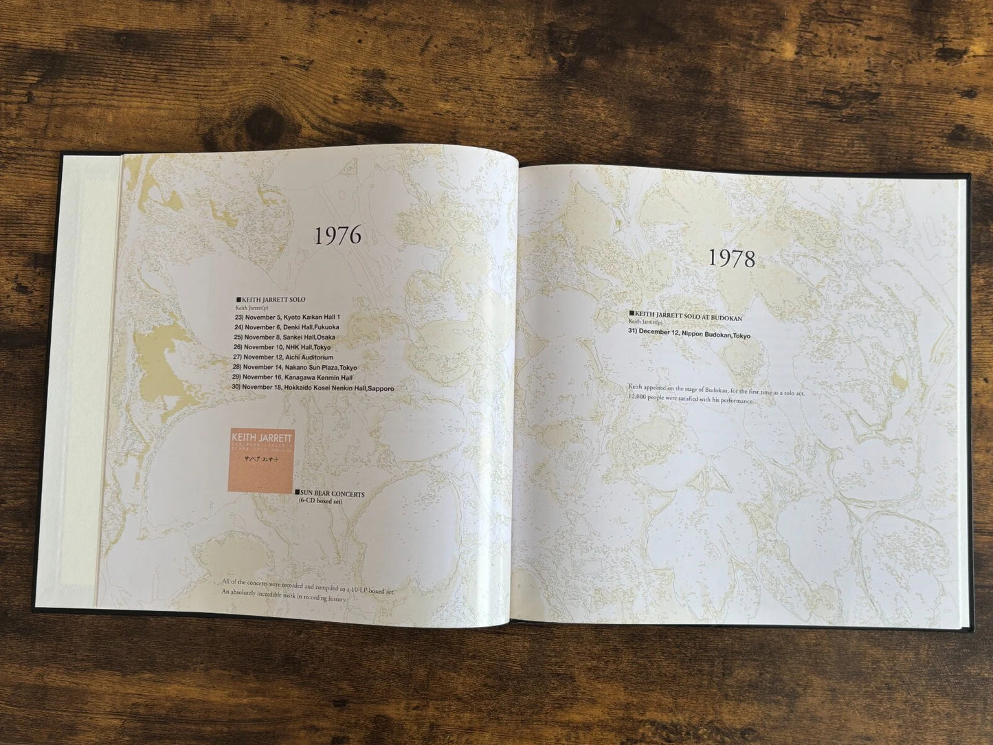 Keith Jarrett Solo Piano 150th Concert in Japan Photo Book Limited Edition 2303