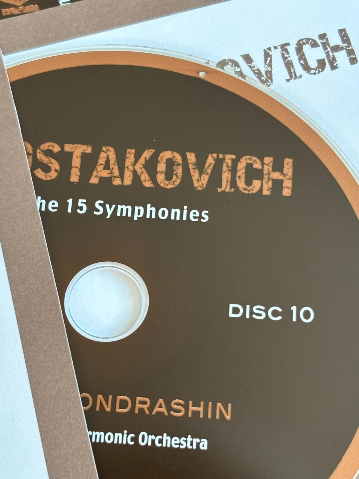 Shostakovich The 15 Symphonies Kirill Kondrashin Moscow Philharmonic 10 CD Box Set DSD Remastered