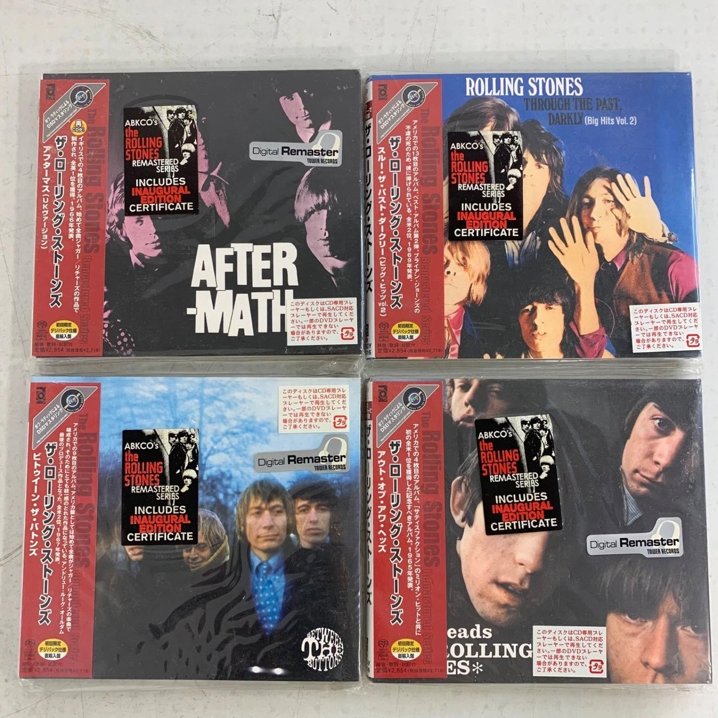 The Rolling Stones SACD Hybrid Remastered 15CD Japan w/ OBI Set ABKCO Digipak Limited Edition