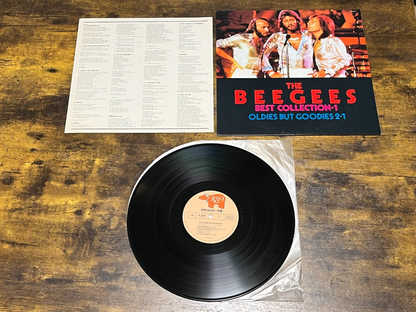 Bee Gees Best Collection 1 Oldies But Goodies 2 1 Japan LP Vinyl MI8481 RSO