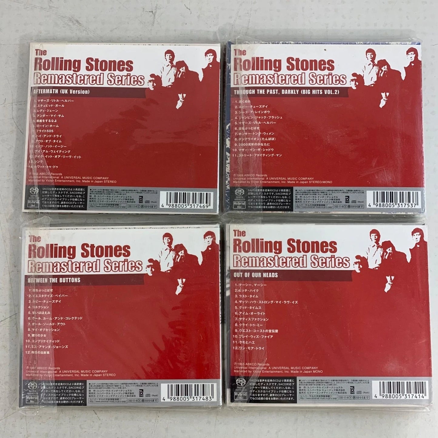 The Rolling Stones SACD Hybrid Remastered 15CD Japan w/ OBI Set ABKCO Digipak Limited Edition