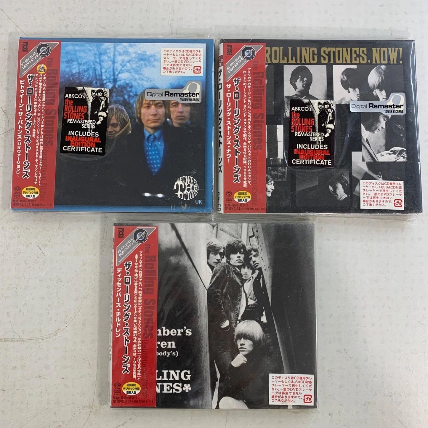 The Rolling Stones SACD Hybrid Remastered 15CD Japan w/ OBI Set ABKCO Digipak Limited Edition