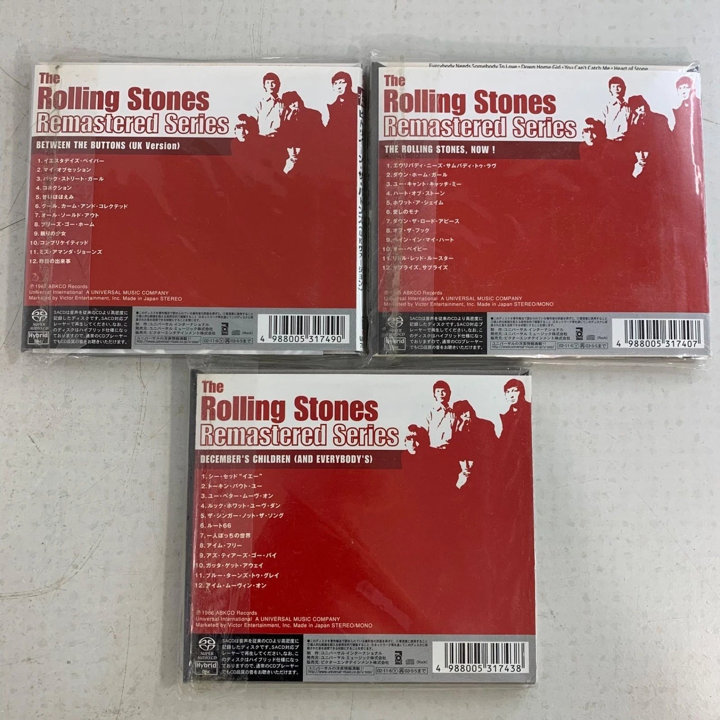 The Rolling Stones SACD Hybrid Remastered 15CD Japan w/ OBI Set ABKCO Digipak Limited Edition