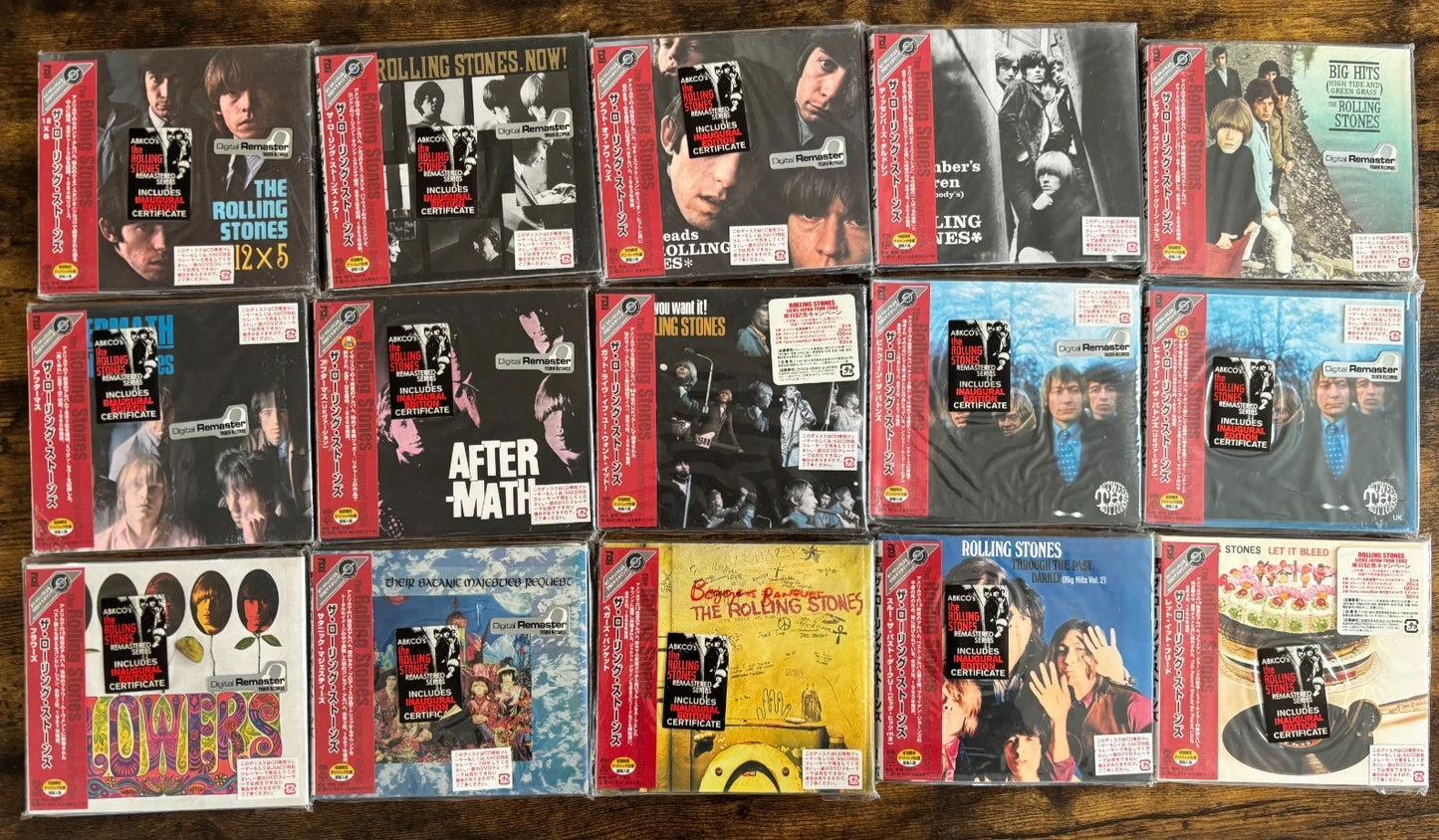 The Rolling Stones SACD Hybrid Remastered 15CD Japan w/ OBI Set ABKCO Digipak Limited Edition