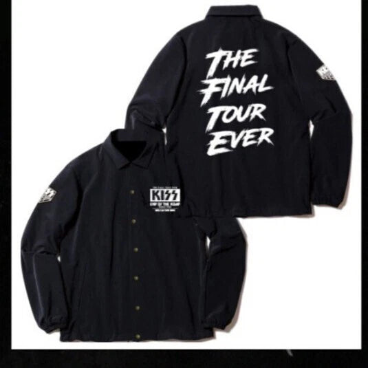 KISS Jacket End of the Road Final Tour Ever Japan 2022 Black Size M Limited Edition