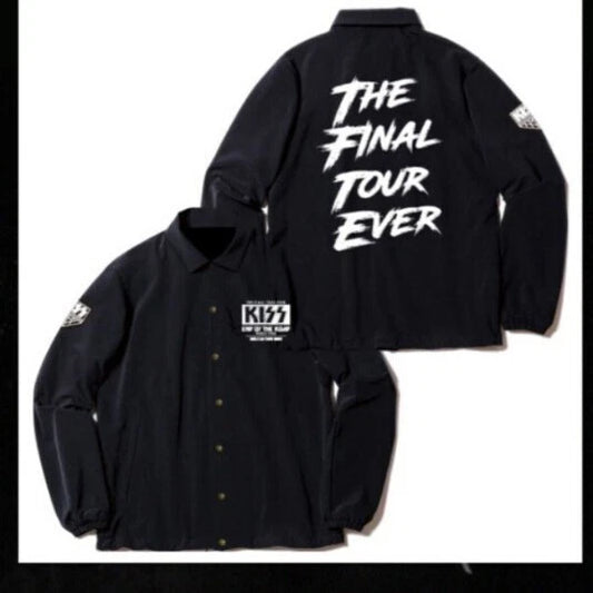 KISS Jacket End of the Road Final Tour Ever Japan 2022 Black Size M Limited Edition