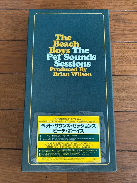 The Beach Boys The Pet Sounds Sessions 4 CD Box Set Capitol Japan Edition w/ Booklets Out of Print